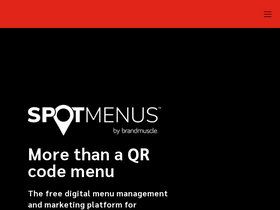 'spotmenus.com' screenshot