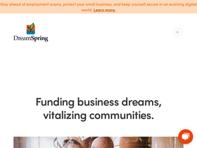 'dreamspring.org' screenshot