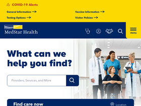 'medstarhealth.org' screenshot