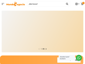 mundonegocioperu.com homepage screenshot