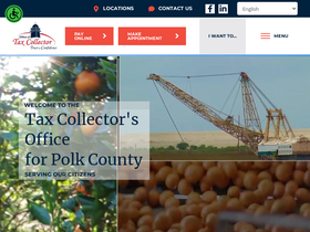 'polktaxes.com' screenshot