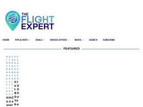 'theflightexpert.com' screenshot