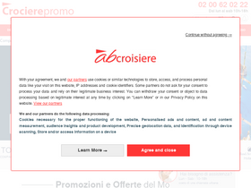 'crocierepromo.it' screenshot