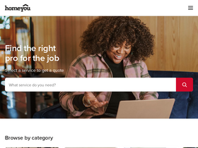 'homeyou.com' screenshot