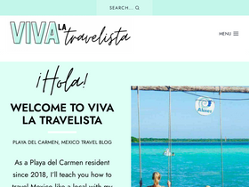 'vivalatravelista.com' screenshot