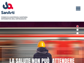 'sanarti.it' screenshot