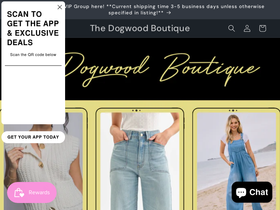 shopdogwoodboutique.com homepage screenshot