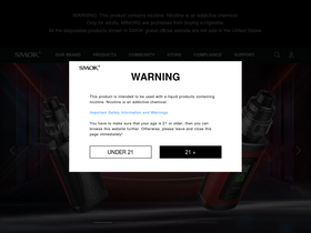 'smoktech.com' screenshot