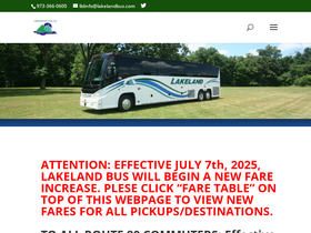 'lakelandbus.com' screenshot