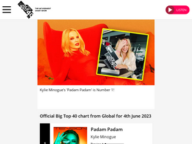 'bigtop40.com' screenshot