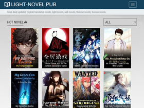 'light-novelpub.com' screenshot
