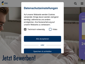 'hfwu.de' screenshot