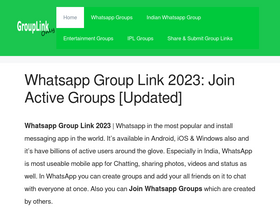 'grouplinkonly.com' screenshot