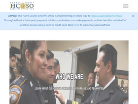 'harriscountyso.org' screenshot
