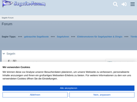 'segeln-forum.de' screenshot