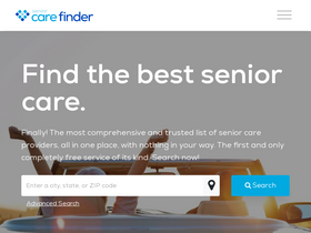 'seniorcarefinder.com' screenshot
