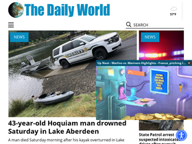'thedailyworld.com' screenshot