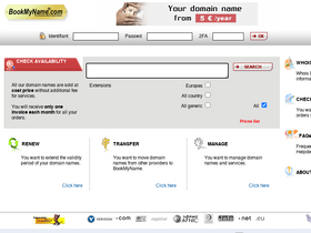 'bookmyname.com' screenshot
