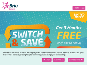 'brioleisure.org' screenshot
