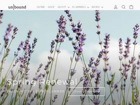 unboundplanner.com homepage screenshot