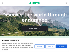 'ahotu.com' screenshot