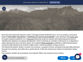 Maurizio Store homepage screenshot