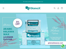 Glamax Beauty website screenshot