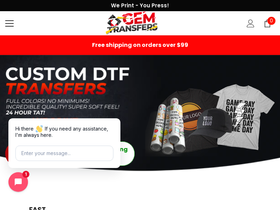 gemtransfers.com homepage screenshot