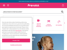 'prenatal.es' screenshot
