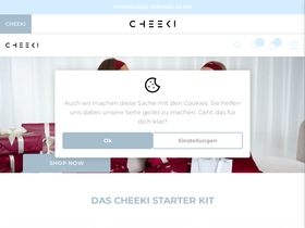 Cheekicollection website screenshot