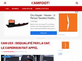 'camfoot.com' screenshot