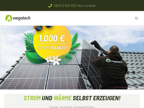 'wegatech.de' screenshot