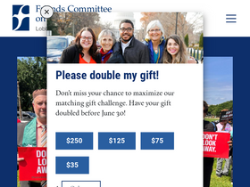 'fcnl.org' screenshot