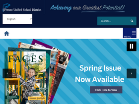 'fresnounified.org' screenshot