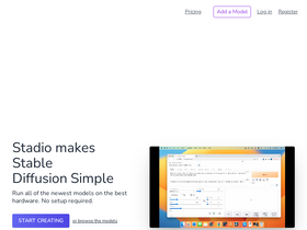 'stadio.ai' screenshot