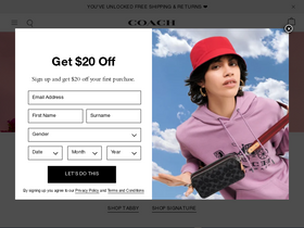 'coachaustralia.com' screenshot