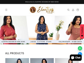 elentradesigns.com homepage screenshot