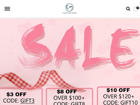 'customman.store' screenshot