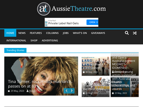 'aussietheatre.com.au' screenshot