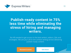 'expresswriters.com' screenshot