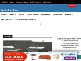 'sent-trib.com' screenshot