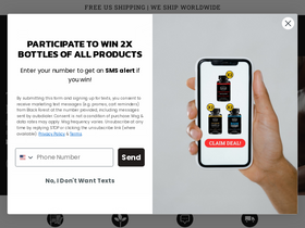 Blackforestsupplements homepage screenshot