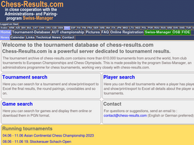 Chess-Results Server Chess-results.com - Homepage