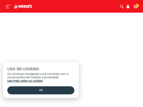 'habibs.com.br' screenshot