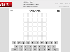 'canucklegame.ca' screenshot