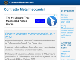 'contrattometalmeccanici.it' screenshot