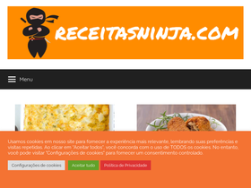 'receitasninja.com' screenshot