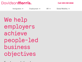 'davidsonmorris.com' screenshot