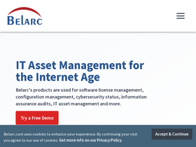 'belarc.com' screenshot