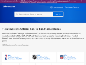 'ticketexchangebyticketmaster.com' screenshot